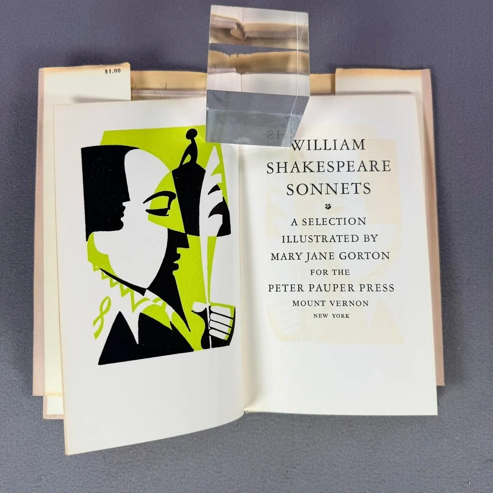 Shakespeare Sonnets William Shakespeare Mary Jane Gorton Illus Peter Pauper Pres